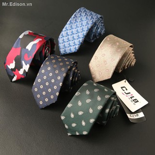 Cà vạt ngắn 6cm thời trang anh quốc dành cho nam và nữ