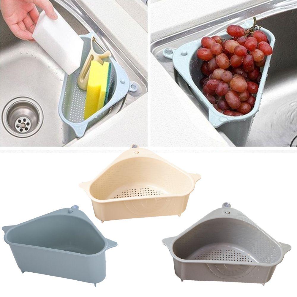 Giá Đựng Mút Xốp Rửa Chén Đa Năng Có Giác Hút Gắn Bồn Rửa Nhà Bếp