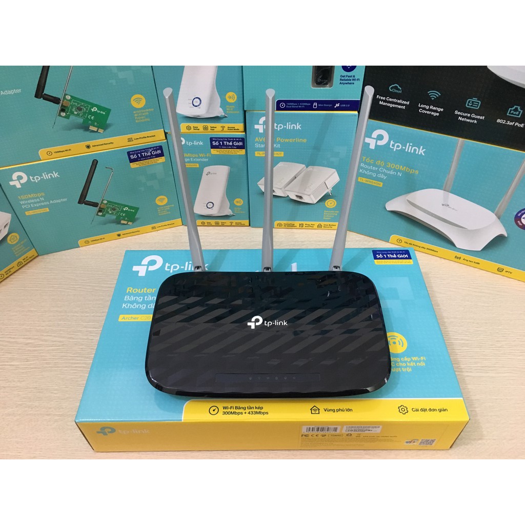 Archer C20 Router Wi-Fi Băng Tần Kép AC750 | BigBuy360 - bigbuy360.vn