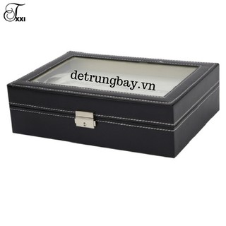 HỘP ĐỰNG ĐỒNG HỒ BẰNG DA 12 CHIẾC