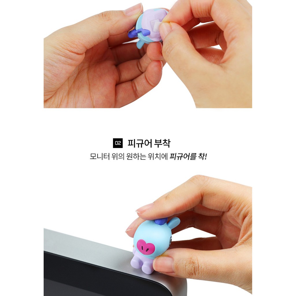 MÔ HÌNH MONITOR FIGURE BT21 - PHIÊN BẢN HỘP ĐEN (CÓ ẢNH THẬT)