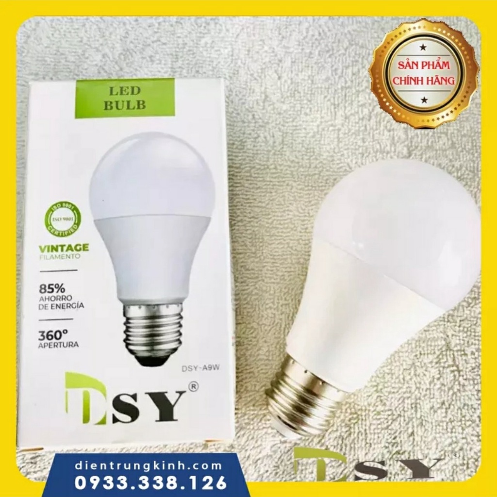 COMBO 5 Bóng Đèn LED Tròn 5W 7W 9W 10W 12W 15W DSY Chính Hãng siêu bền siêu sáng