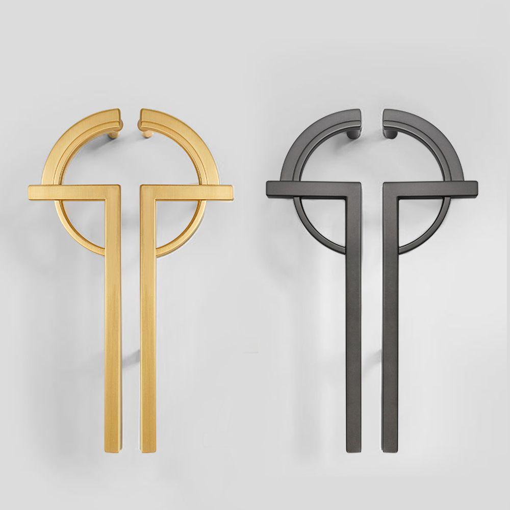 KUNHEV Tay Nắm Cửa Tủ Bằng Hợp Kim Kẽm Hình Hoa Mẫu Đơn Sang Trọng