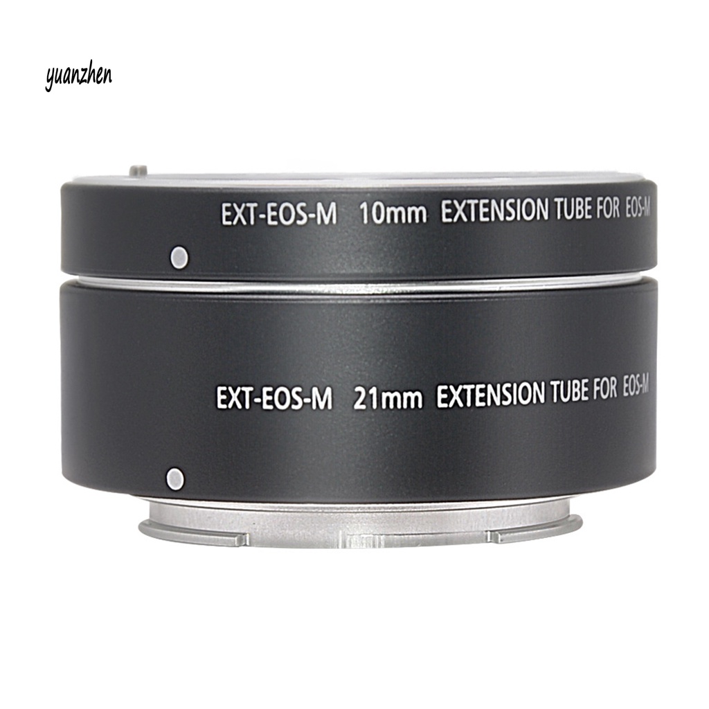 yzsxj_Auto Focus 10+21mm Macro Extension Tube Ring for Canon-EOS EF-M M M2 M3 M5 M6 M10 M50 M100 M200