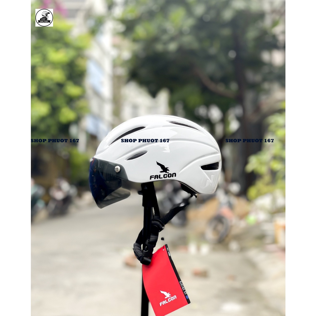 ( Tặng hộp đựng nón) NÓN THỂ THAO FALCON CITY CÓ KÍNH ĐỦ MẪU CHÍNH HÃNG 2022