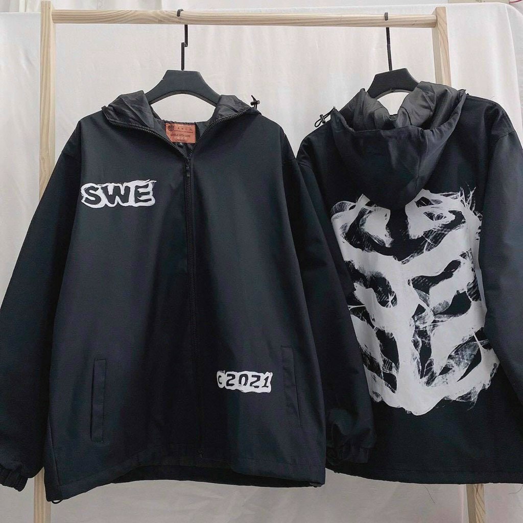 Áo khoác chống nắng vải dù SWE in lụa 314onthetrending