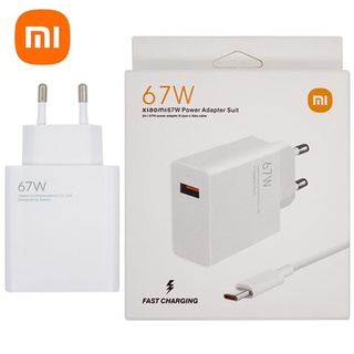 Bộ sạc nhanh xiaomi 67w 6a type c cho mi 12 11 ultra 12s redmi note 10 11 pro