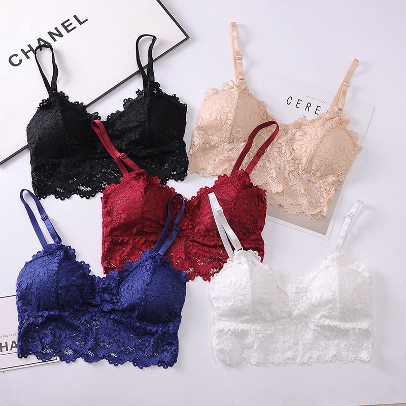 [ Mã 12FASHIONSALE1 giảm 10K đơn 50K ] Áo Ngực Ren Hoa Siêu Đẹp Một Cỡ AL02