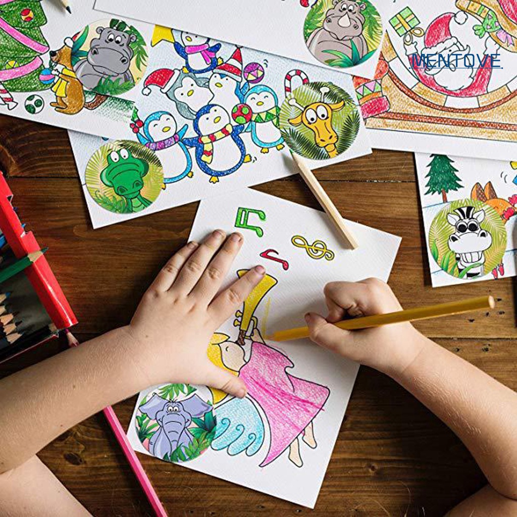 Bộ 500 Miếng Dán Sticker Chống Nước Hình Động Vật Dễ Thương