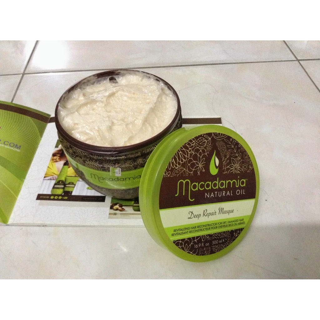 Macadamia Deep Repair Masque Kem hấp phục hồi chuyên sâu 236ML - 470ML