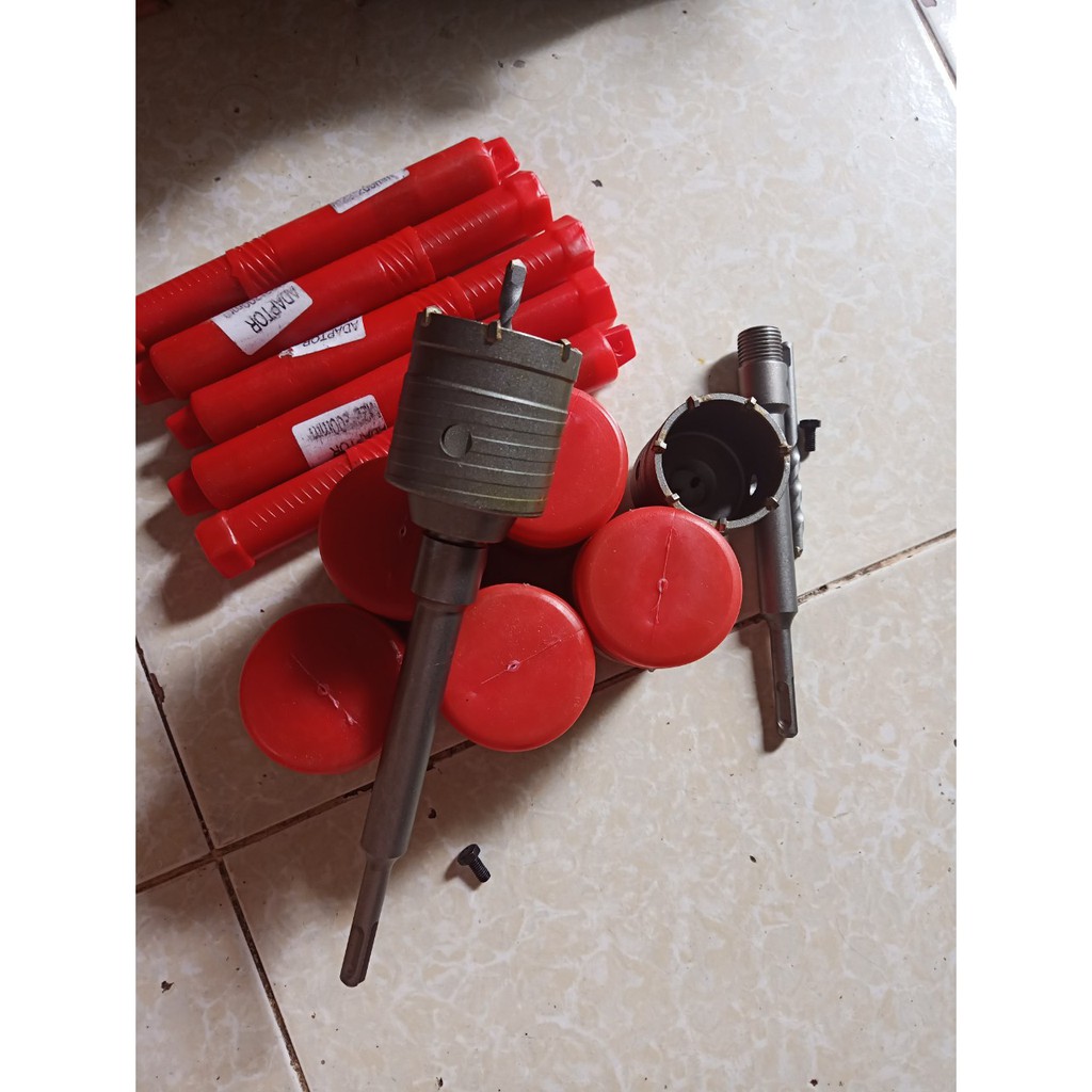 Bộ mũi khoét bê tông 30,40, 50,55,60 mm - mũi khoan