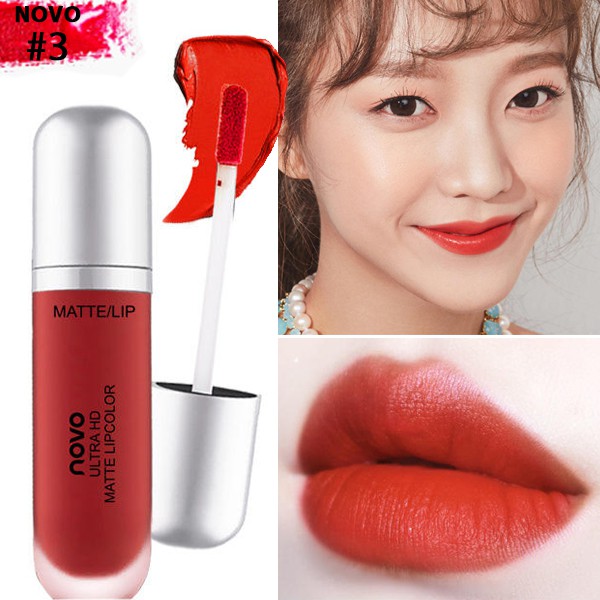 Son kem lì Novo Big Ultra HD Matte Lip bền màu chống trôi