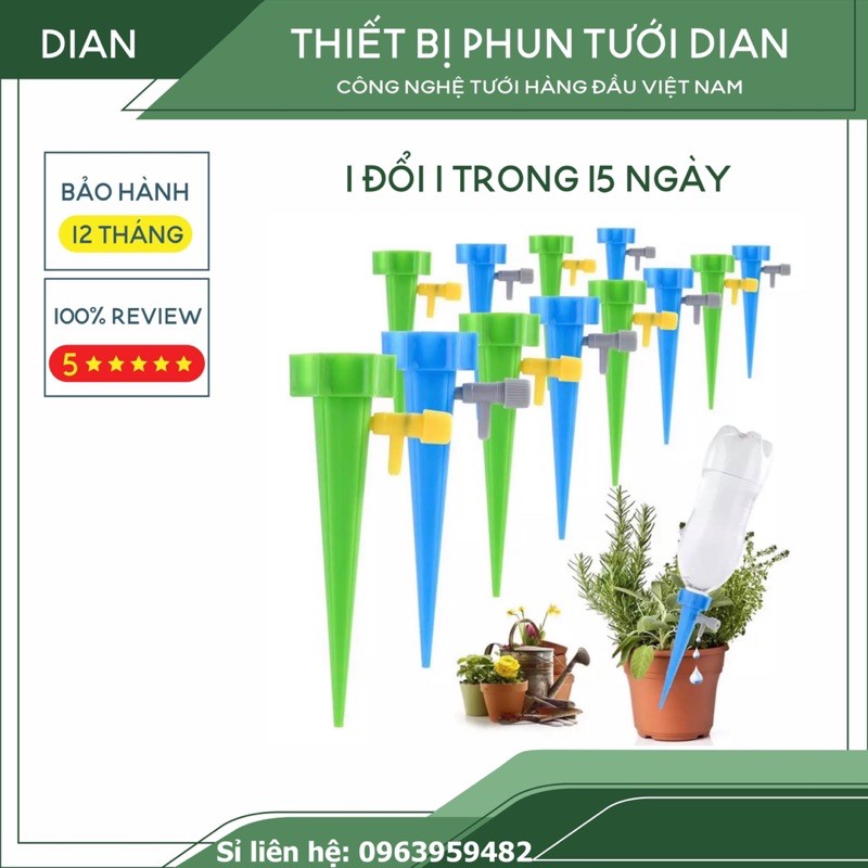 Thiết bị nhỏ giọt tưới cây, gắn chai nước tiện dụng cao cấp