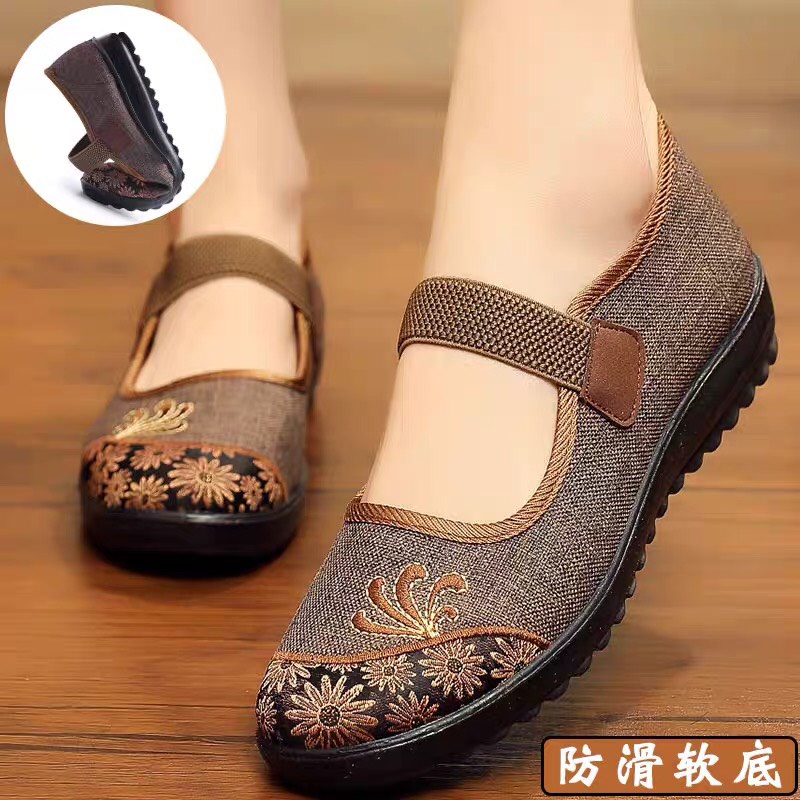 Giày trung niên cao tuổi nhẹ ấm êm cho bà và mẹ. Giày đi được cả mùa hè và đông