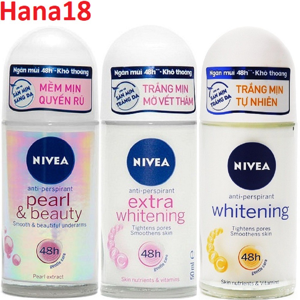 Lăn Khử Mùi Nivea Nữ 50ml Hana18 cung cấp hàng 100% chính hãng