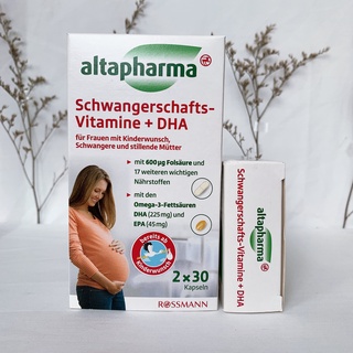Viên uống bổ sung Vitamin E, DHA của hãng Altapharma cho mẹ bầu