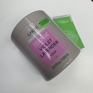 Dầu hấp bổ sung hạt màu tím lakme teknia violet lavender 1000ml