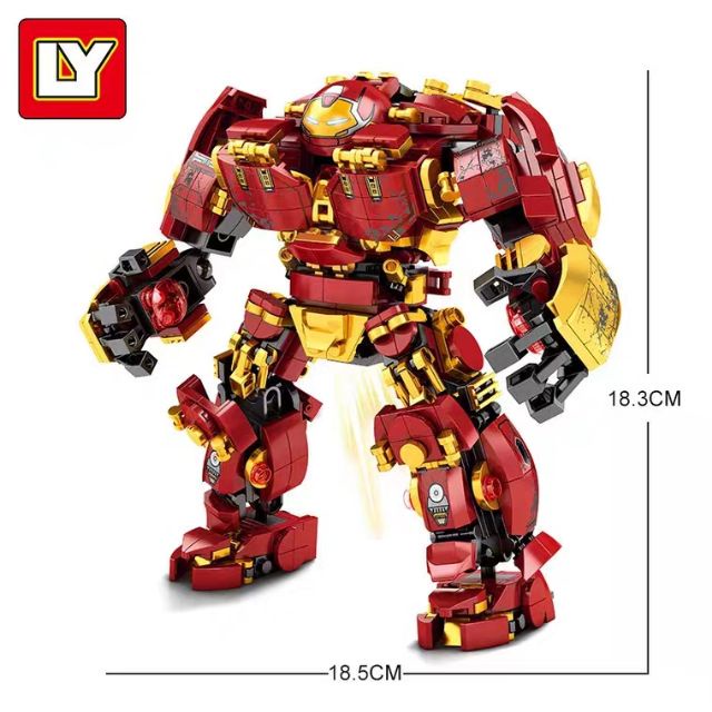 Mô hình lắp ráp Iron man,Hulkbuster nhiều kích thước lắp ráp mô hình người sắt,chiến giáp,robot
