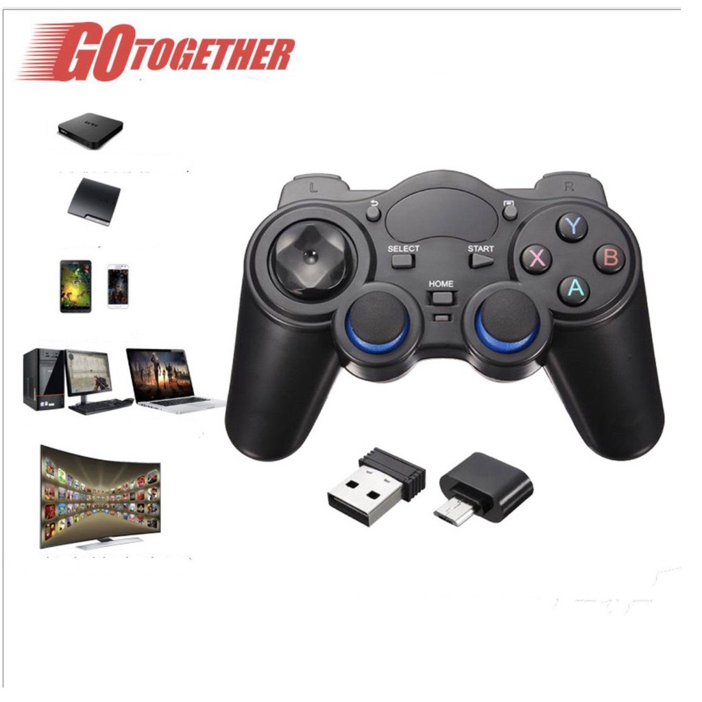 Tay game không dây Smart Gamepad Type C, USB 850M 2.4Ghz PC/PS3/Xbox360/Android TV/smartphone 