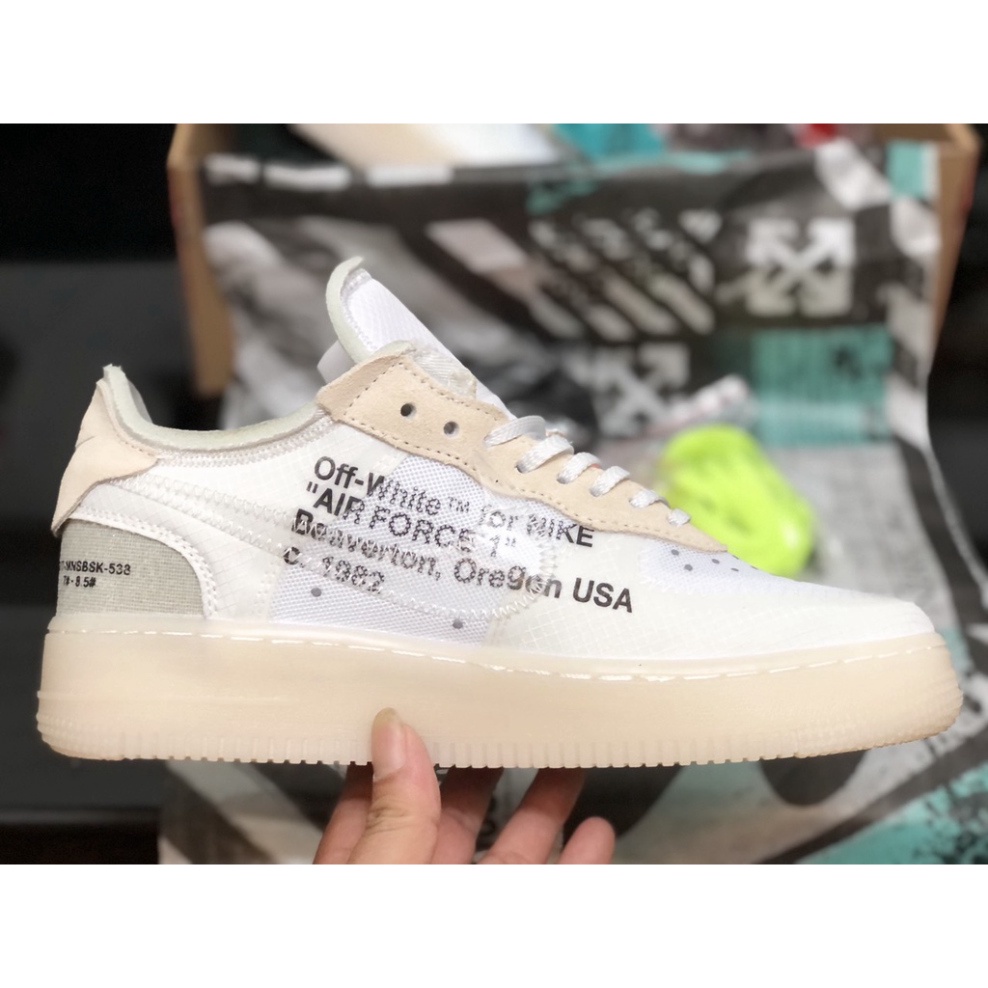 [FREE SHIP] Giày Thể Thao Af1 Off White Trắng Fullbox Nam Nữ Cao Cấp Cực Đẹp