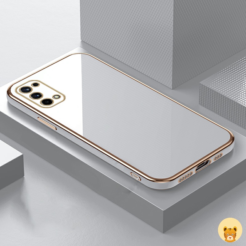 Ốp Điện Thoại Mạ Điện 7 Màu Sang Trọng Đơn Giản Dành Cho Oppo Reno 5 Pro Reno 4