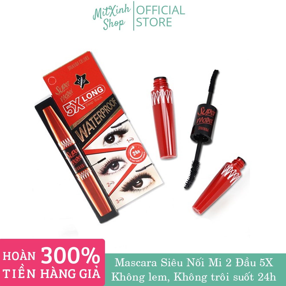 MASCARA THẦN THÁNH 5X LONG SIVANA - MẪU MỚI NHẤT - DATE 2027