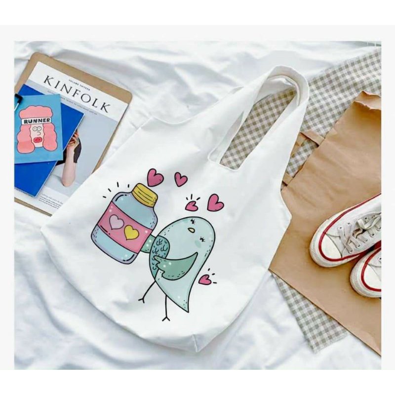 túi vải cute siêu dày