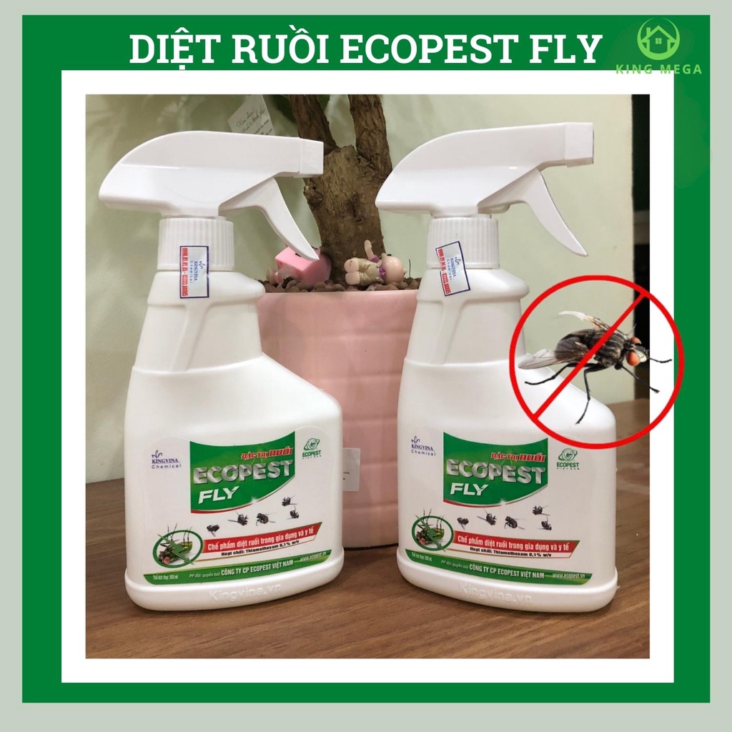 Thuốc diệt ruồi dạng xịt - Hiệu quả 100% - Hoàn tiền nếu không hiệu quả - ECOPEST FLY