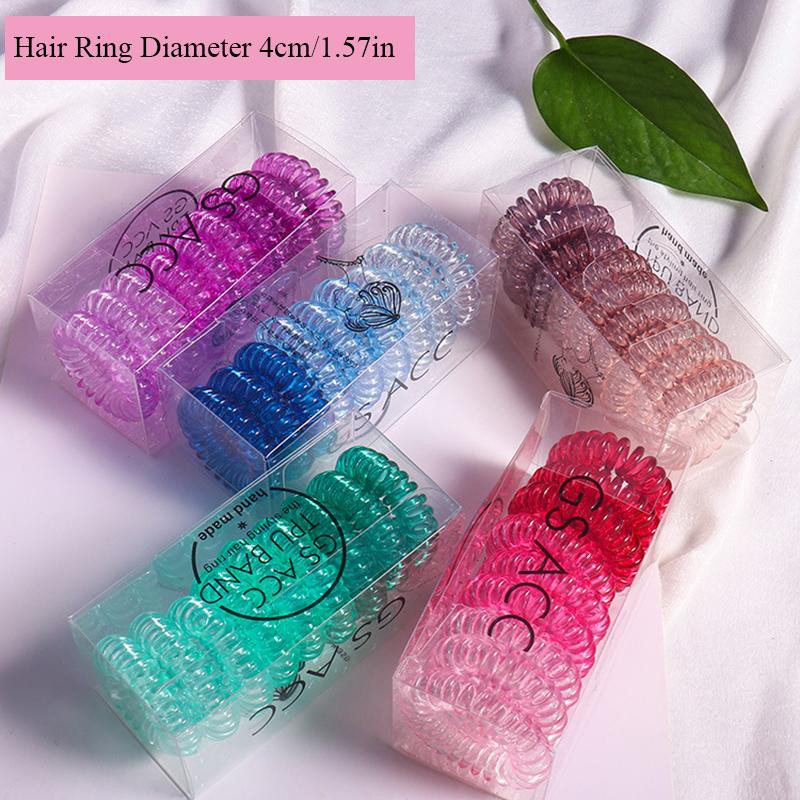 Bộ thun cột tóc màu gradient co giãn thời trang dành cho nữ