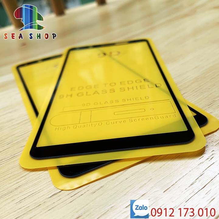 [BỘ 2 KÍNH] Kính cường lực Full màn Vivo V7 - Y85 - Kính cường lực tràn viền - 9D