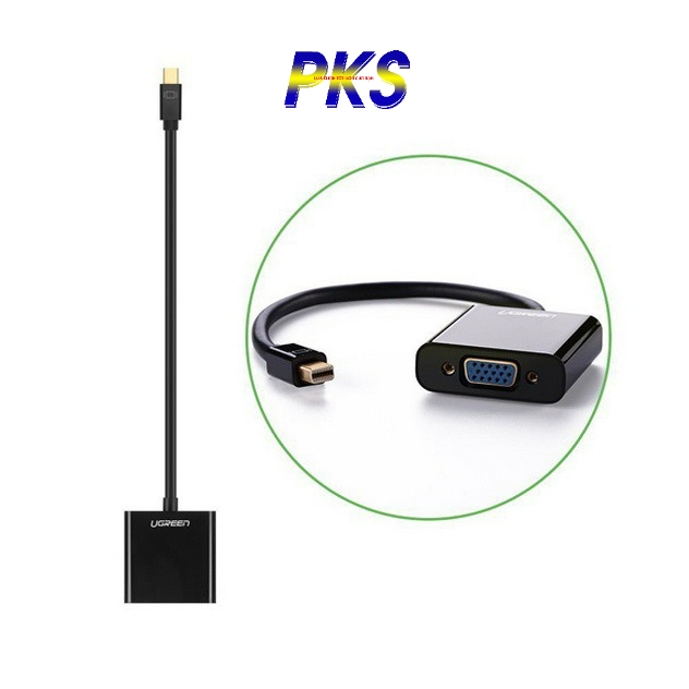 Cáp Mini Displayport to VGA Ugreen 10459 Hàng chính hãng