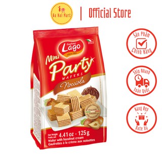 Bánh xốp không đường có đường Mini Party 125g - Lago Italia