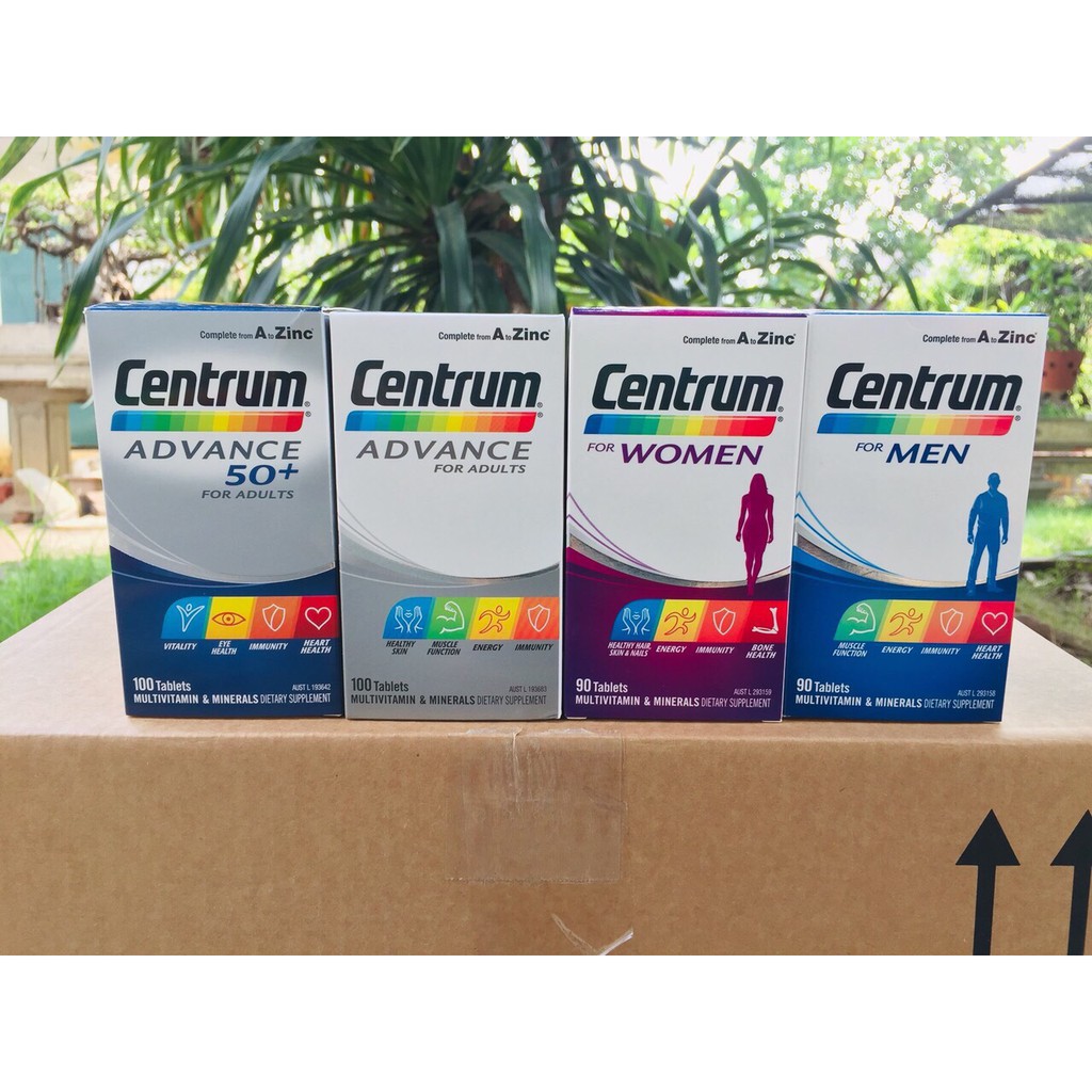 Viên uống cetrum các loại của úc