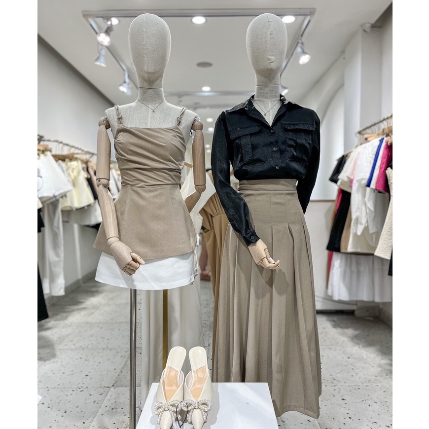 Váy xếp ly dài PH , Peace House Clothing