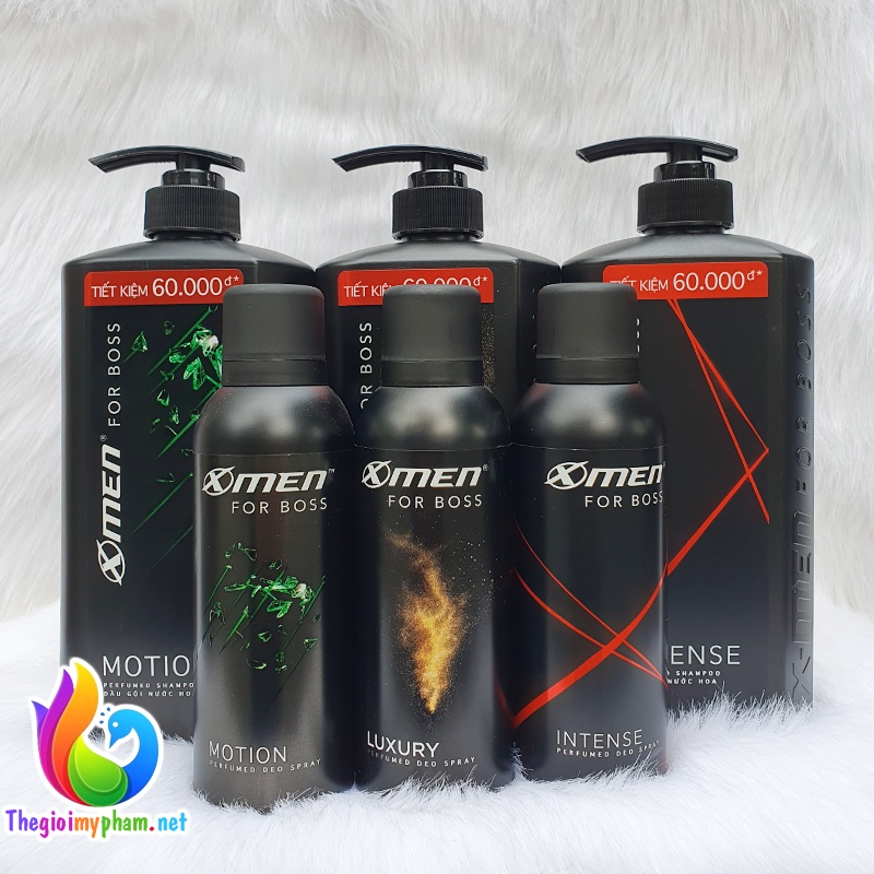 Combo Dầu Gội XMen For Boss 650g + Xịt XMen For Boss 150ml