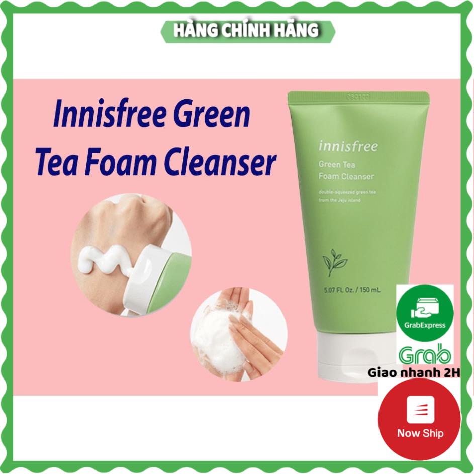 Sữa Rửa Mặt Trà Xanh Innisfree Green Tea Cleansing Foam 150ML