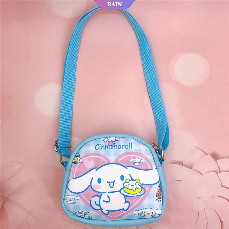 SANRIO Túi Đeo Vai Bằng Da PU In Họa Tiết Hoạt Hình Dễ Thương Cho Bé