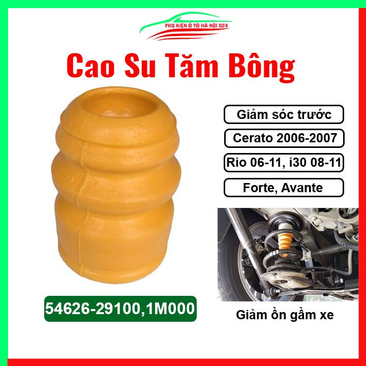 Cao su tăm bông giảm sóc trước Cerato 2006-2007, Rio 2006-2011, i30 2008-2011, Avante Mã 54626-29100,1M000