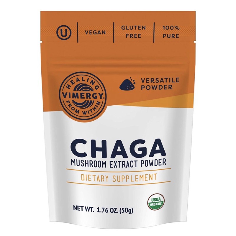 Nấm Chaga Hoang Dã Vimergy / Wild Chaga Mushroom