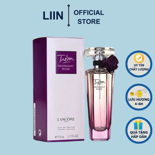 Nước Hoa Nữ Thơm Lâu Lancome TreSor Mid Night Tím 75ml - Hương Thơm Dịu Êm ♥ ♥