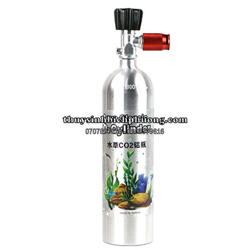 BÌNH CO2 CYLINDER CHINA FULL KHÍ CHUYÊN DỤNG CHO HỒ THỦY SINH