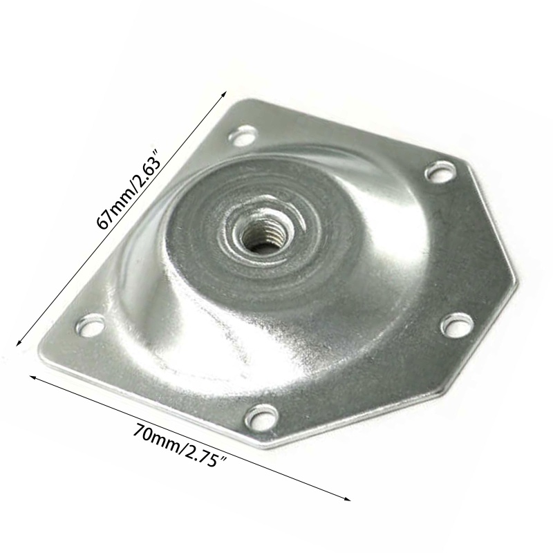 1 Bộ Khung Cố Định Chân Ghế / Bàn Cà Phê Kèm Ốc Vít Kim Loại An Toàn Tiện Dụng