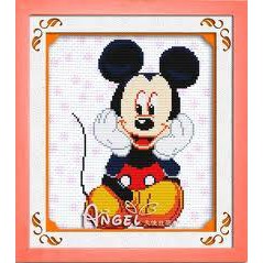 Tranh Thêu Chữ Thập 12 Con Giáp Tý  D8348  KT:28X30CM