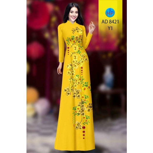Áo dài in 3D hàng thêu cao cấp