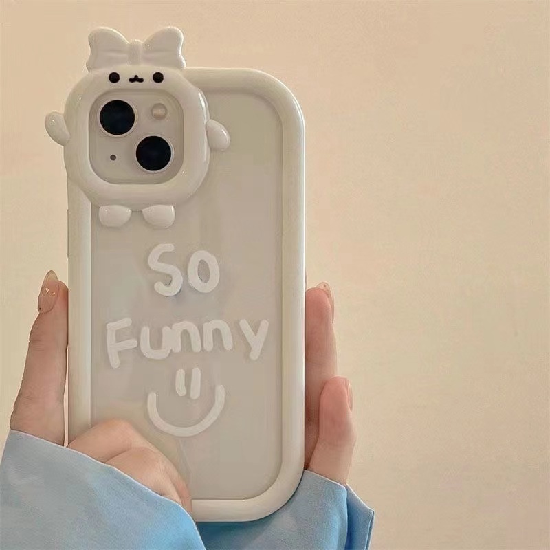 Ốp Điện Thoại Dẻo Trong Suốt Họa Tiết Hoạt Hình Dễ Thương Chống Sốc Cho iPhone 13 12 11 Pro Max