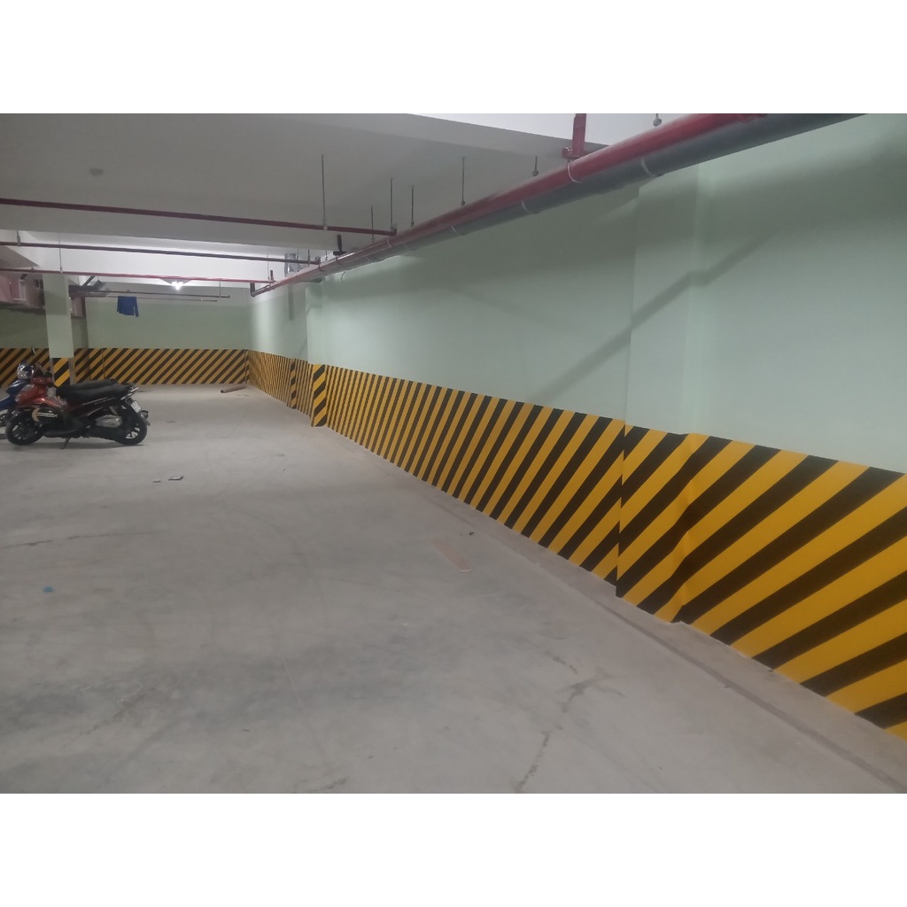 Cadin  - Sơn giao thông kẻ vạch Phản Quang - Kẻ line tầng hầm, bãi đậu xe - màu Trắng, Đỏ, Vàng, Đen