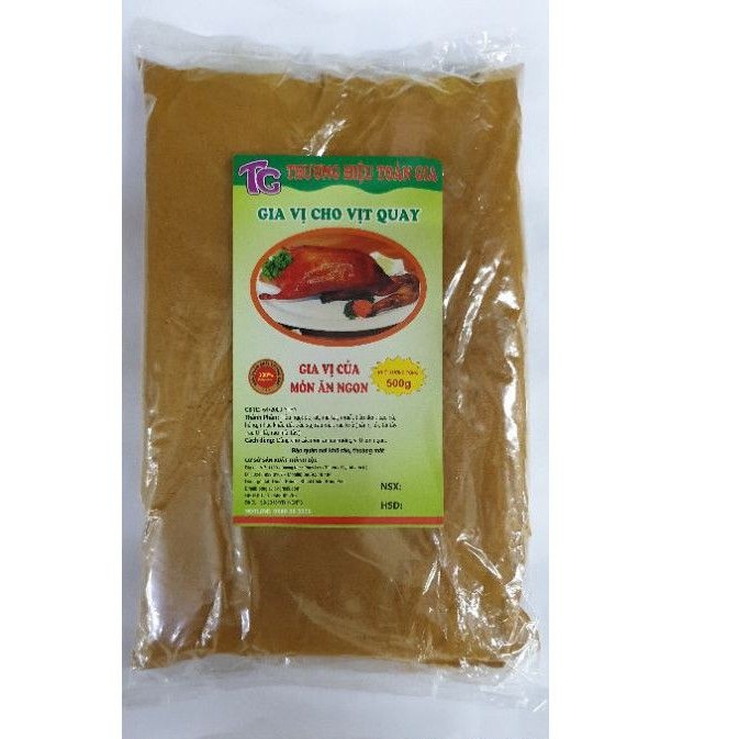 Gia vị vịt quay toàn gia gói 500g