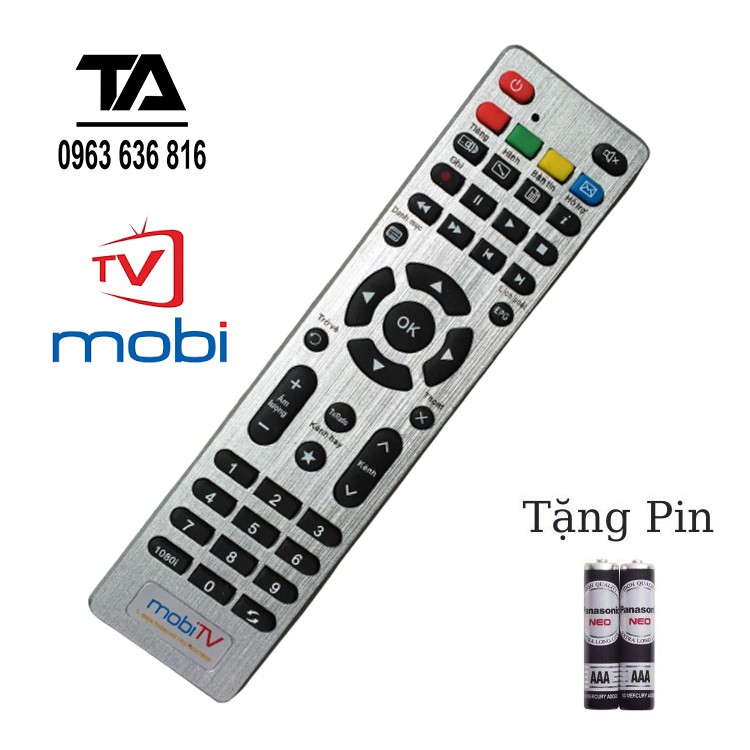 [FREESHIP 50K] ✔ REMOTE ĐIỀU KHIỂN ĐẦU THU TRUYỀN HÌNH MOBITV