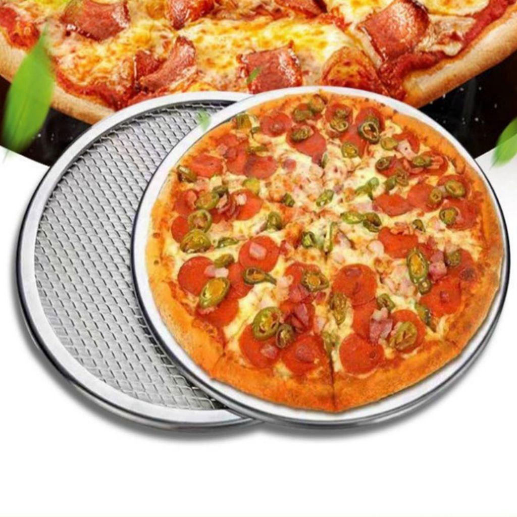 Dụng cụ làm bánh pizza dalton 1 chiếc 6-12 trong dụng cụ nướng để nướng lò nướng màn hình pizza lưới nhôm