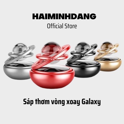 Sáp thơm ô tô vòng xoay Galaxy, nước hoa ô tô cao cấp, trang trí taplo ô tô, sử dụng năng lượng mặt trời